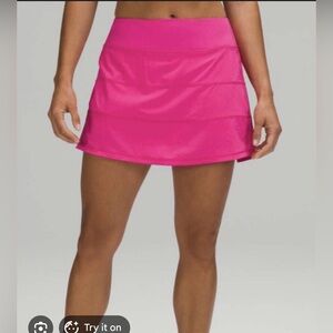 Lululemon Pace Rival Mid-Rise Tennis Skirt Pink Size 4